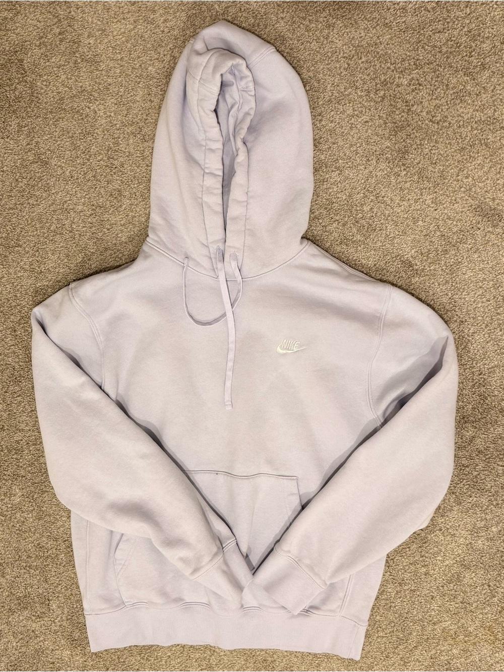 Nike Men’s M Light Lavender Hoodie Sweatshirt
